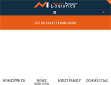 Tablet Screenshot of mplogistics.net